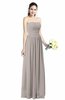 ColsBM Alisson Fawn Cinderella A-line Strapless Zip up Floor Length Ruching Plus Size Bridesmaid Dresses