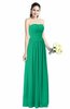 ColsBM Alisson Pepper Green Cinderella A-line Strapless Zip up Floor Length Ruching Plus Size Bridesmaid Dresses