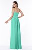 ColsBM Alisson Seafoam Green Cinderella A-line Strapless Zip up Floor Length Ruching Plus Size Bridesmaid Dresses