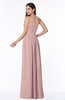 ColsBM Alisson Silver Pink Cinderella A-line Strapless Zip up Floor Length Ruching Plus Size Bridesmaid Dresses