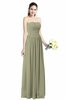 ColsBM Alisson Sponge Cinderella A-line Strapless Zip up Floor Length Ruching Plus Size Bridesmaid Dresses