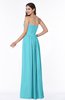 ColsBM Alisson Turquoise Cinderella A-line Strapless Zip up Floor Length Ruching Plus Size Bridesmaid Dresses