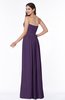 ColsBM Alisson Violet Cinderella A-line Strapless Zip up Floor Length Ruching Plus Size Bridesmaid Dresses