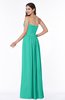 ColsBM Alisson Viridian Green Cinderella A-line Strapless Zip up Floor Length Ruching Plus Size Bridesmaid Dresses
