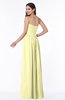 ColsBM Alisson Wax Yellow Cinderella A-line Strapless Zip up Floor Length Ruching Plus Size Bridesmaid Dresses