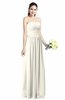 ColsBM Alisson Whisper White Cinderella A-line Strapless Zip up Floor Length Ruching Plus Size Bridesmaid Dresses