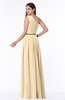 ColsBM Tiana Apricot Gelato Traditional A-line One Shoulder Chiffon Floor Length Plus Size Bridesmaid Dresses