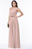 ColsBM Tiana Dusty Rose Traditional A-line One Shoulder Chiffon Floor Length Plus Size Bridesmaid Dresses