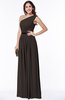 ColsBM Tiana Java Traditional A-line One Shoulder Chiffon Floor Length Plus Size Bridesmaid Dresses