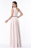 ColsBM Tiana Light Pink Traditional A-line One Shoulder Chiffon Floor Length Plus Size Bridesmaid Dresses