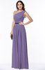ColsBM Tiana Lilac Traditional A-line One Shoulder Chiffon Floor Length Plus Size Bridesmaid Dresses