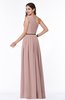 ColsBM Tiana Nectar Pink Traditional A-line One Shoulder Chiffon Floor Length Plus Size Bridesmaid Dresses