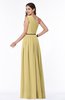 ColsBM Tiana New Wheat Traditional A-line One Shoulder Chiffon Floor Length Plus Size Bridesmaid Dresses