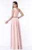 ColsBM Tiana Pastel Pink Traditional A-line One Shoulder Chiffon Floor Length Plus Size Bridesmaid Dresses