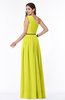 ColsBM Tiana Sulphur Spring Traditional A-line One Shoulder Chiffon Floor Length Plus Size Bridesmaid Dresses