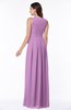 ColsBM Esther Orchid Traditional V-neck Sleeveless Zip up Chiffon Plus Size Bridesmaid Dresses