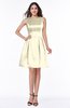 ColsBM Kassidy Bleached Sand Traditional Trumpet Scoop Sleeveless Bow Wedding Guest Dresses