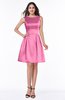 ColsBM Kassidy Carnation Pink Traditional Trumpet Scoop Sleeveless Bow Wedding Guest Dresses