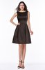 ColsBM Kassidy Espresso Traditional Trumpet Scoop Sleeveless Bow Wedding Guest Dresses