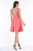 ColsBM Kassidy Hot Coral Traditional Trumpet Scoop Sleeveless Bow Wedding Guest Dresses