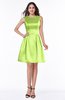 ColsBM Kassidy Lime Green Traditional Trumpet Scoop Sleeveless Bow Wedding Guest Dresses