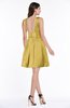 ColsBM Kassidy Misted Yellow Traditional Trumpet Scoop Sleeveless Bow Wedding Guest Dresses