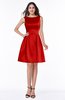 ColsBM Kassidy Red Traditional Trumpet Scoop Sleeveless Bow Wedding Guest Dresses