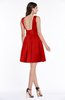 ColsBM Kassidy Red Traditional Trumpet Scoop Sleeveless Bow Wedding Guest Dresses