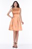 ColsBM Kassidy Salmon Traditional Trumpet Scoop Sleeveless Bow Wedding Guest Dresses