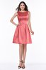 ColsBM Kassidy Shell Pink Traditional Trumpet Scoop Sleeveless Bow Wedding Guest Dresses