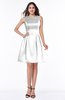 ColsBM Kassidy White Traditional Trumpet Scoop Sleeveless Bow Wedding Guest Dresses