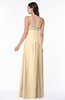 ColsBM Natalie Apricot Gelato Glamorous A-line Sleeveless Floor Length Ruching Plus Size Bridesmaid Dresses