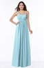 ColsBM Natalie Aqua Glamorous A-line Sleeveless Floor Length Ruching Plus Size Bridesmaid Dresses