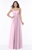 ColsBM Natalie Baby Pink Glamorous A-line Sleeveless Floor Length Ruching Plus Size Bridesmaid Dresses