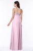 ColsBM Natalie Baby Pink Glamorous A-line Sleeveless Floor Length Ruching Plus Size Bridesmaid Dresses