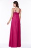 ColsBM Natalie Beetroot Purple Glamorous A-line Sleeveless Floor Length Ruching Plus Size Bridesmaid Dresses