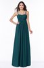 ColsBM Natalie Blue Green Glamorous A-line Sleeveless Floor Length Ruching Plus Size Bridesmaid Dresses