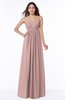 ColsBM Natalie Blush Pink Glamorous A-line Sleeveless Floor Length Ruching Plus Size Bridesmaid Dresses