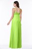 ColsBM Natalie Bright Green Glamorous A-line Sleeveless Floor Length Ruching Plus Size Bridesmaid Dresses