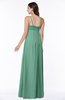 ColsBM Natalie Bristol Blue Glamorous A-line Sleeveless Floor Length Ruching Plus Size Bridesmaid Dresses