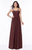 ColsBM Natalie Burgundy Glamorous A-line Sleeveless Floor Length Ruching Plus Size Bridesmaid Dresses