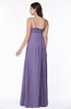 ColsBM Natalie Chalk Violet Glamorous A-line Sleeveless Floor Length Ruching Plus Size Bridesmaid Dresses