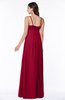 ColsBM Natalie Dark Red Glamorous A-line Sleeveless Floor Length Ruching Plus Size Bridesmaid Dresses