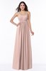ColsBM Natalie Dusty Rose Glamorous A-line Sleeveless Floor Length Ruching Plus Size Bridesmaid Dresses