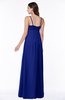 ColsBM Natalie Electric Blue Glamorous A-line Sleeveless Floor Length Ruching Plus Size Bridesmaid Dresses