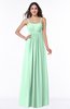 ColsBM Natalie Honeydew Glamorous A-line Sleeveless Floor Length Ruching Plus Size Bridesmaid Dresses