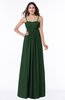 ColsBM Natalie Hunter Green Glamorous A-line Sleeveless Floor Length Ruching Plus Size Bridesmaid Dresses