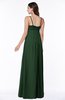 ColsBM Natalie Hunter Green Glamorous A-line Sleeveless Floor Length Ruching Plus Size Bridesmaid Dresses