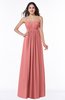 ColsBM Natalie Lantana Glamorous A-line Sleeveless Floor Length Ruching Plus Size Bridesmaid Dresses