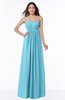 ColsBM Natalie Light Blue Glamorous A-line Sleeveless Floor Length Ruching Plus Size Bridesmaid Dresses